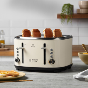 Russell Hobbs Stylevia Cream 4 Slice Toaster